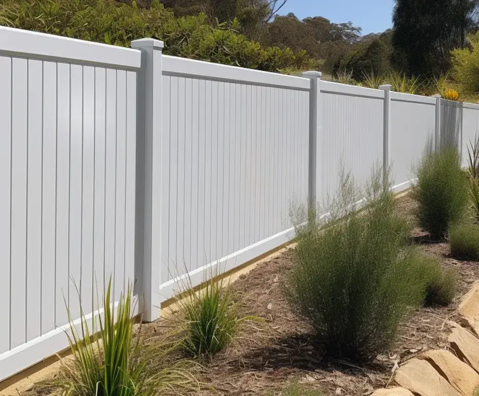 White Colorbond fence for a property in Campbelltown